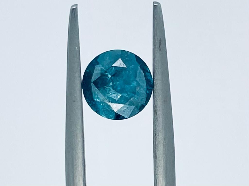 Null 1 DIAMOND COLOR ENHANCED 1,17 CT F.VIVID BLUE - I2 - SHAPE BRILLANT - CERT &hellip;