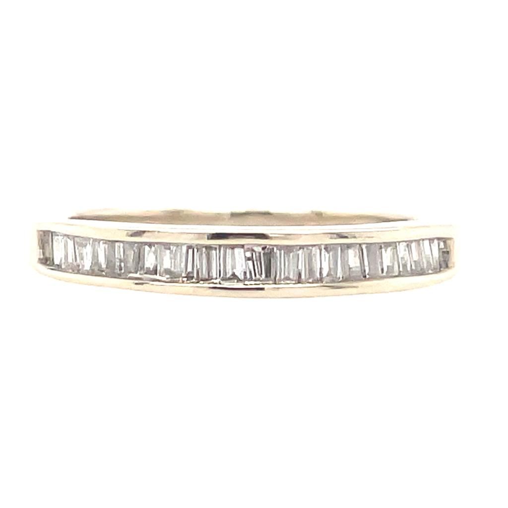 Null 14K BUGGETTE DIAMONDS BAND 2.40G 0.36 CT G/SI CERTIFICATION NONE - R11209