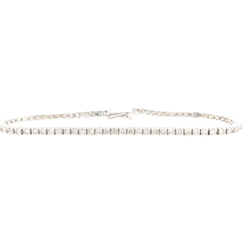 BRACCIALE TENNIS IN ORO E DIAMANTI 
BRACCIALE TENNIS IN ORO BIANCO 14 CARATI CON&hellip;