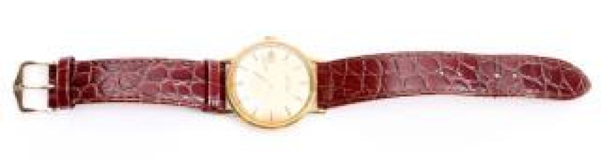 Null Omega Seamaster DeVille, vintage men's wristwatch in gold case