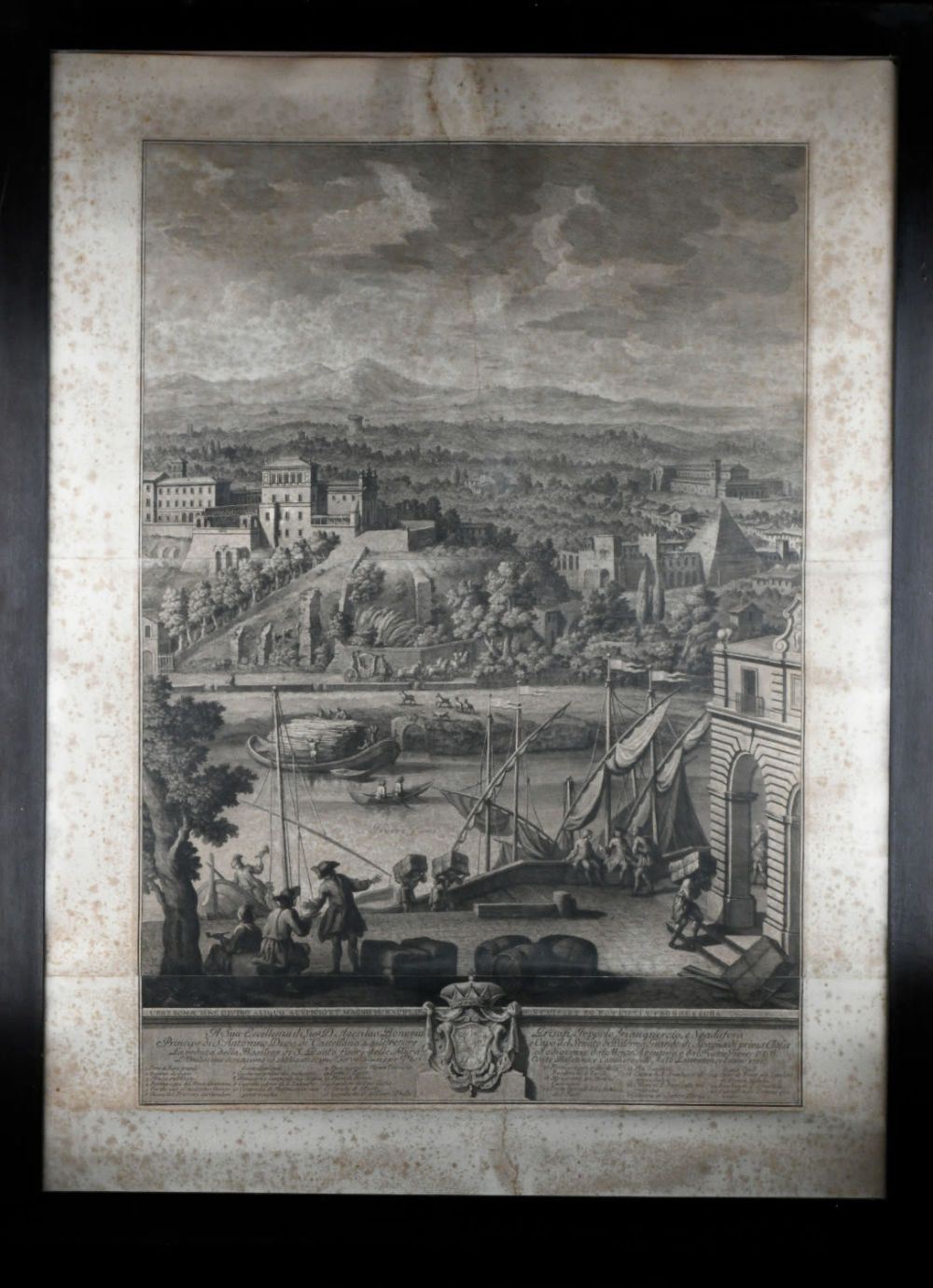 Rara Giuseppe Vasi (CORLEONE, 1710 - ROMA, 1782) ACQUAFORTE SU CARTA VERGATA . 1&hellip;
