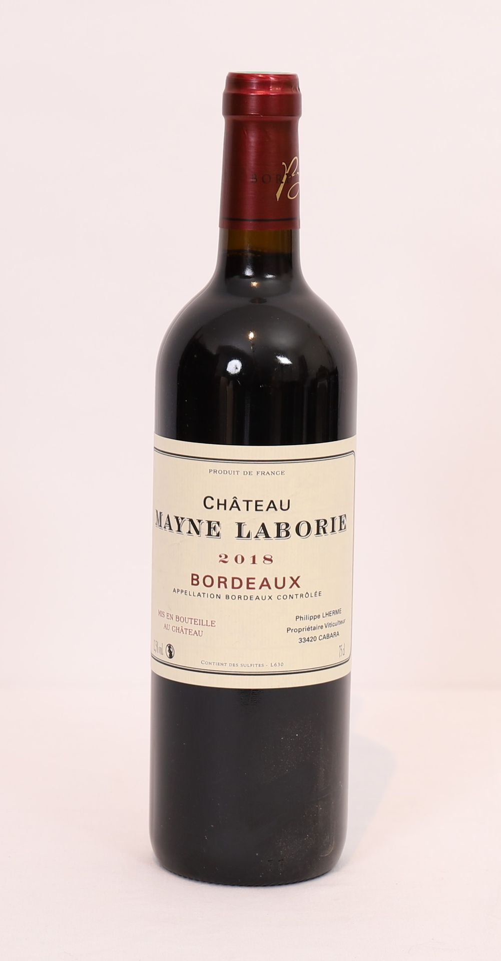 Null 6 Btls Château Mayne-Laborie 2018