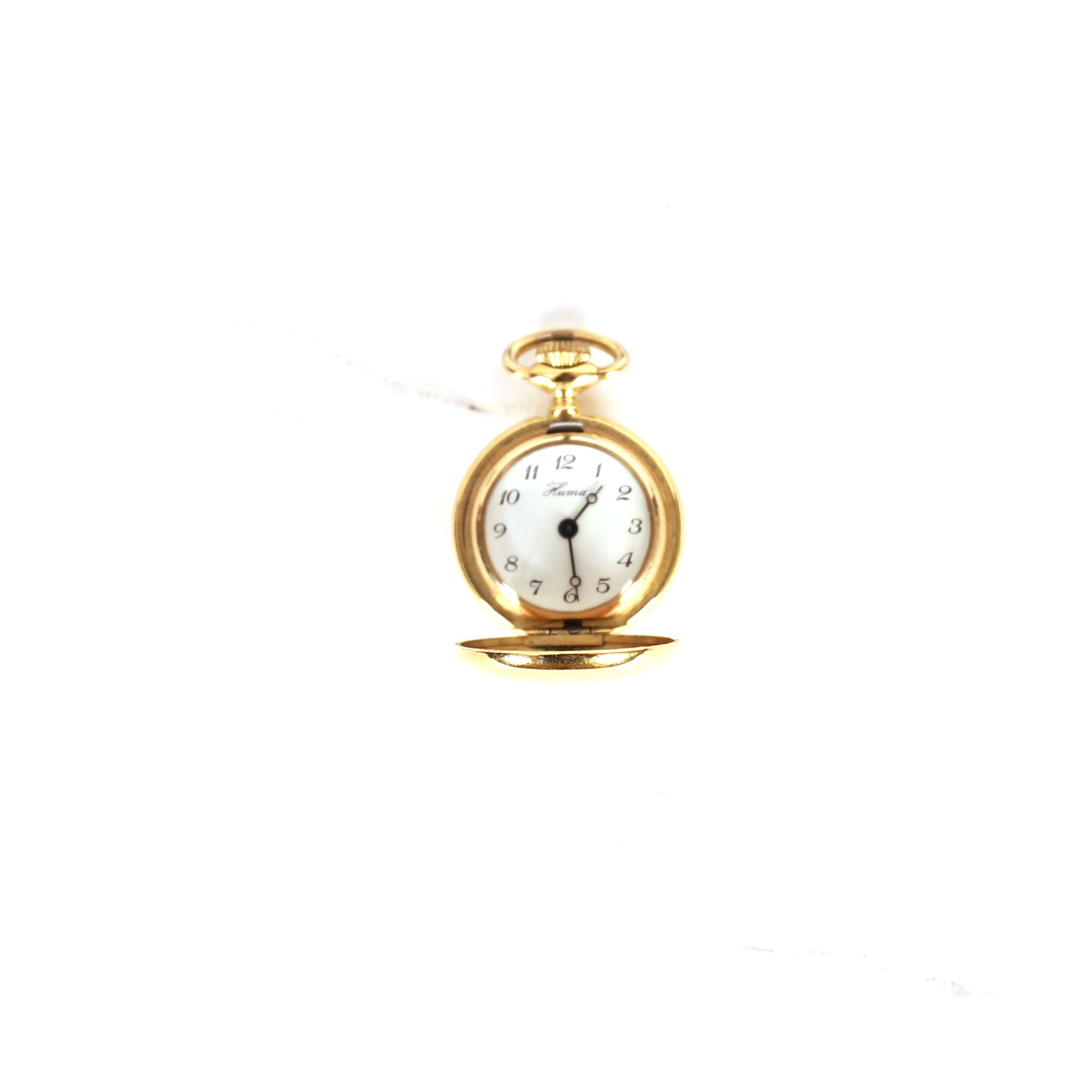 Null SMALL GOLD POCKET WATCH by HUMA

Pb : 19 grs