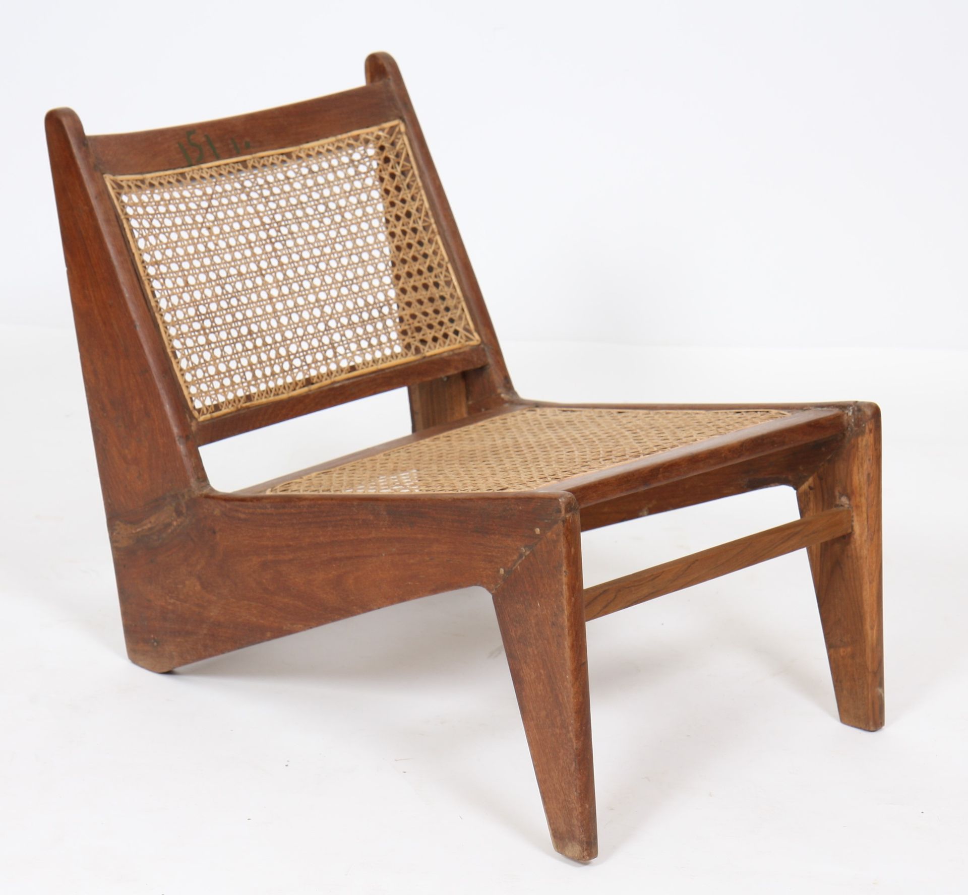 Pierre Jeanneret 非常罕见的低矮的CHAUFFEUSE DITE "KANGOUROU"，由Pierre JEANNERET（1896-1967&hellip;