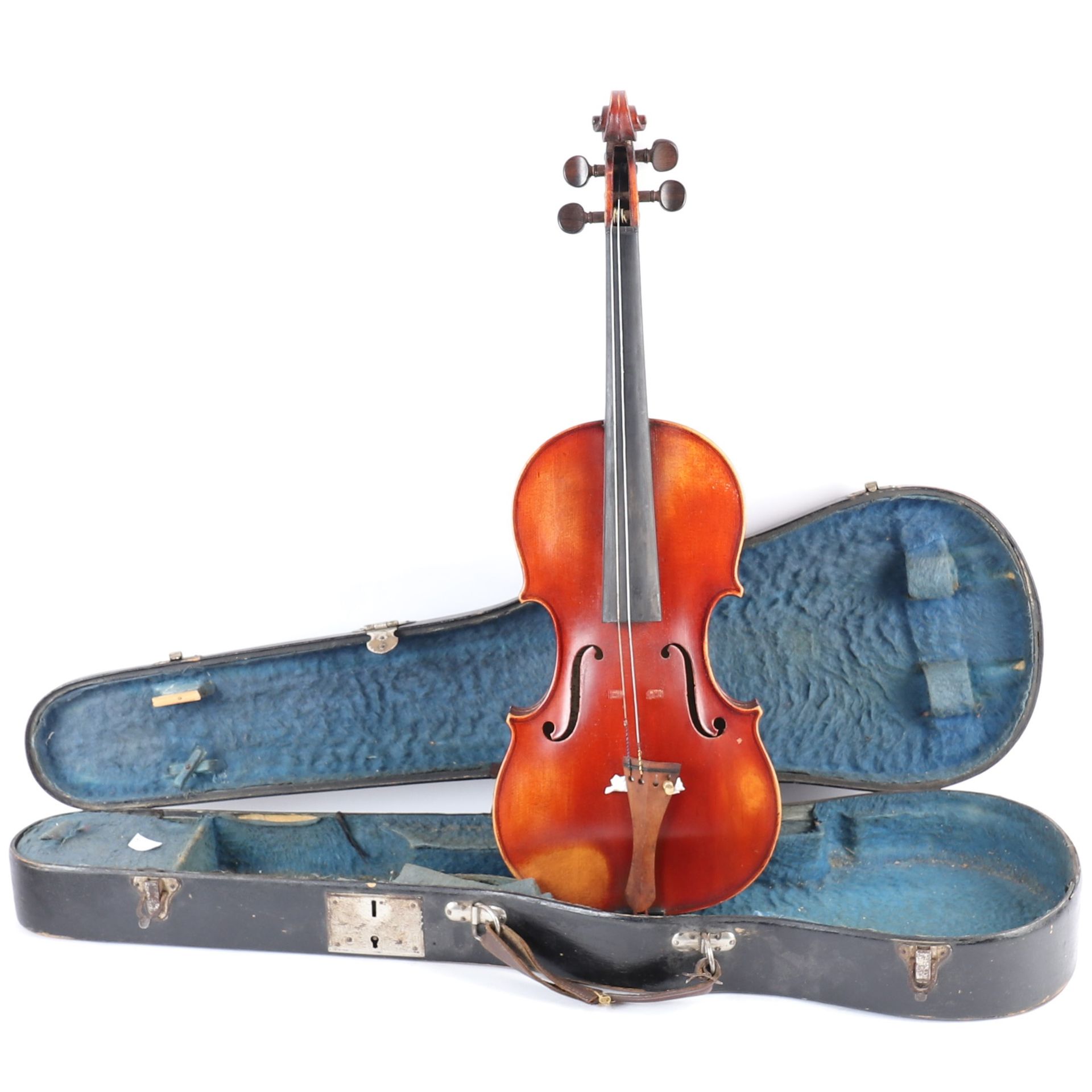Null 小提琴
标签 "Pierre Hel luthier du conservatoire à Lille en l'an 1927"。 
背面有签名和印&hellip;