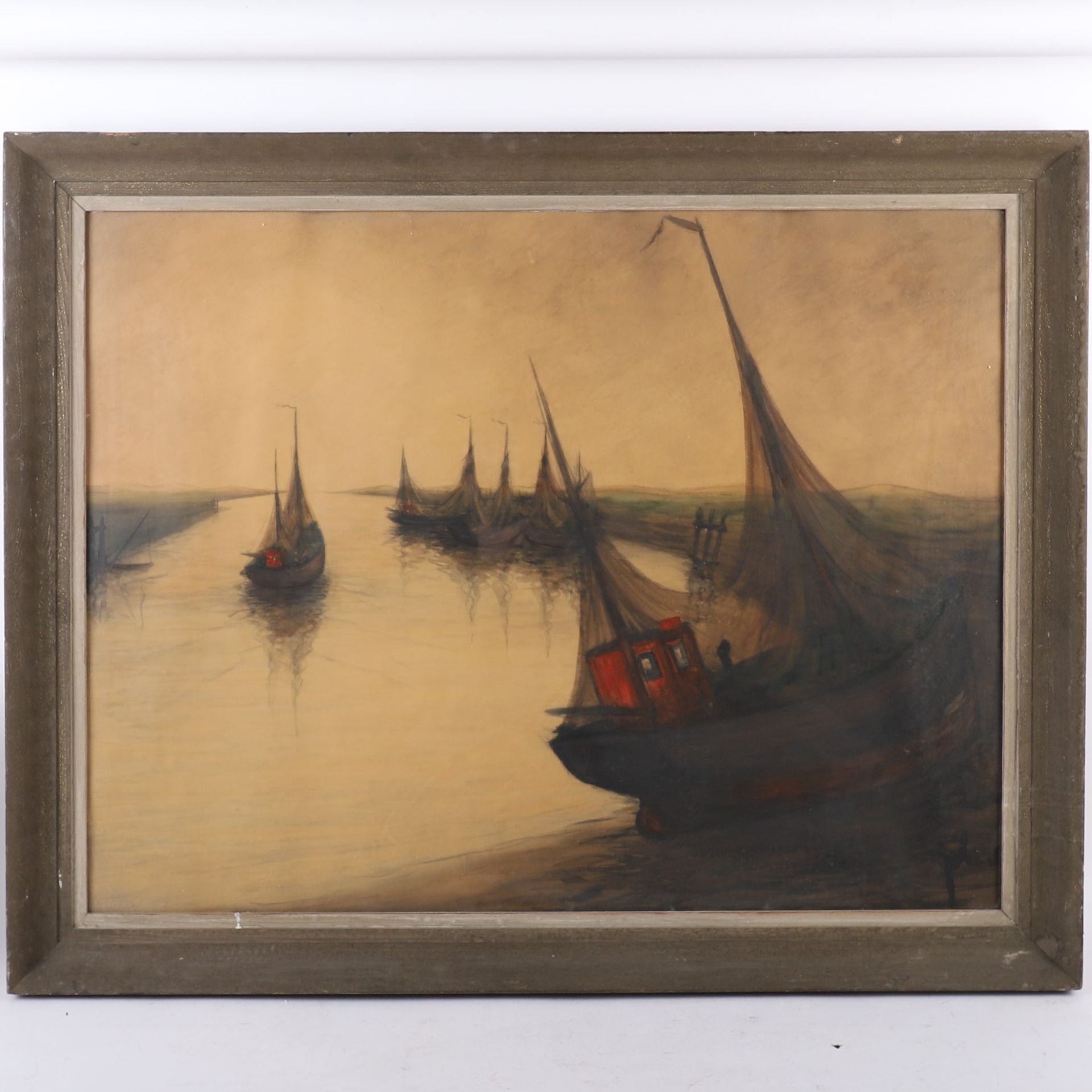 Null FISHING RETURN", late 19th century
Watercolor on paper, framed under glass
&hellip;