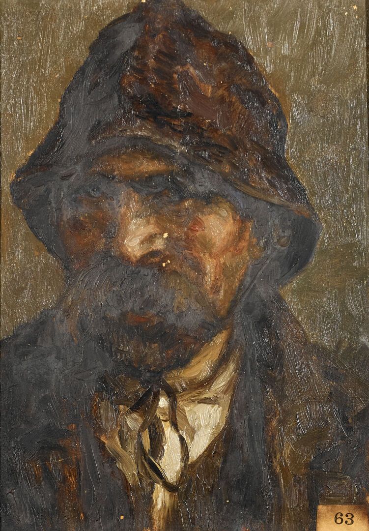 Null Francis TATTEGRAIN (1852-1915)

"Portrait of a fisherman".

Oil on panel si&hellip;