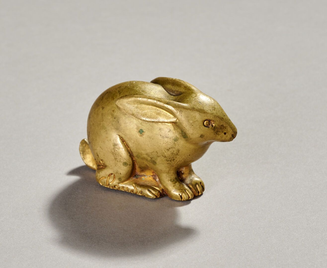 Null Marcel GUILLEMARD (1887-1966)

"克劳德兔"。

青铜主题，有金色的铜锈，有签名，有标题，有编号225。

5 x 7.&hellip;