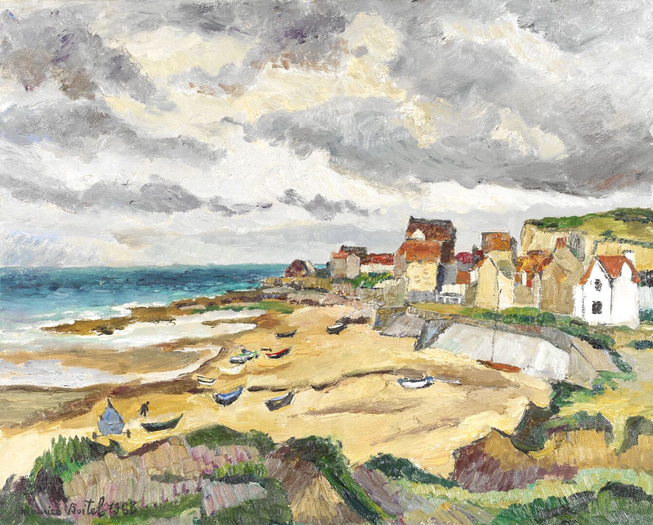 Null Maurice BOITEL (Tillières-sur-Avre 1919- Audresselles 2007)

"Das Meer und &hellip;
