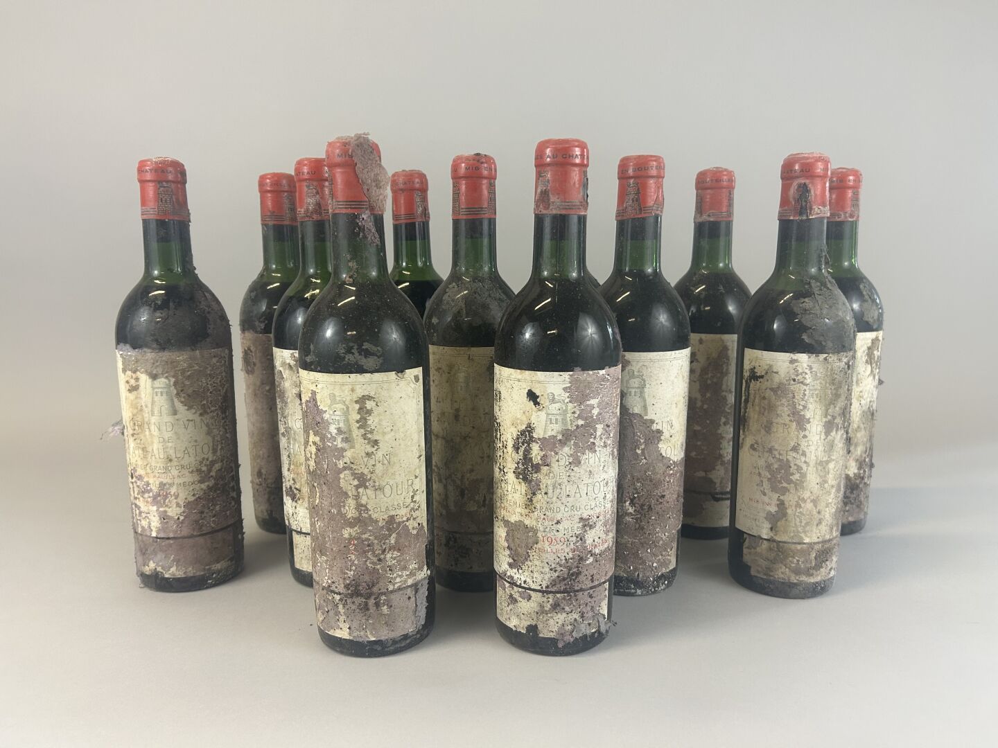 Null BORDEAUX - PAUILLAC - Grand Vin de Château Latour 1959 - 12+1 bouteilles (E&hellip;