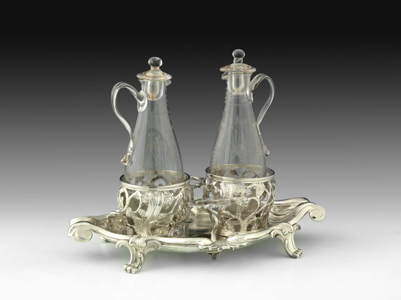 Null Schöner Silberöler. Nancy 1771-1778 Goldschmiedemeister: Charles Mansuy Das&hellip;