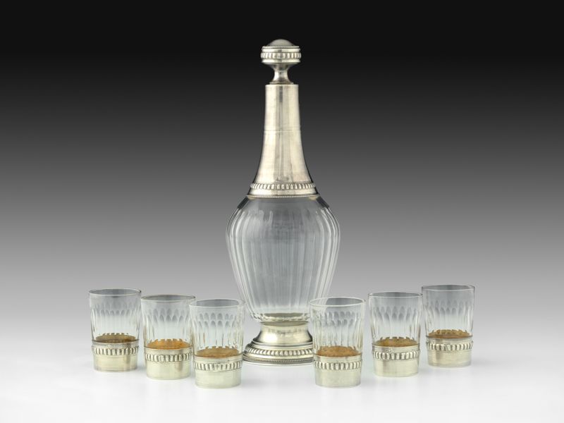 Null Crystal and silver liquor service. The set is made of cut crystal with silv&hellip;