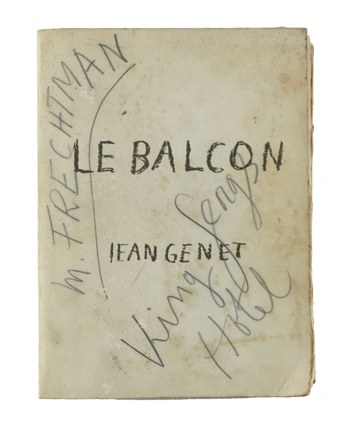 Null GENET (Jean) Le Balcon. 1 vol. In-12 carré broché. Décines Barbezat 1960 (2&hellip;