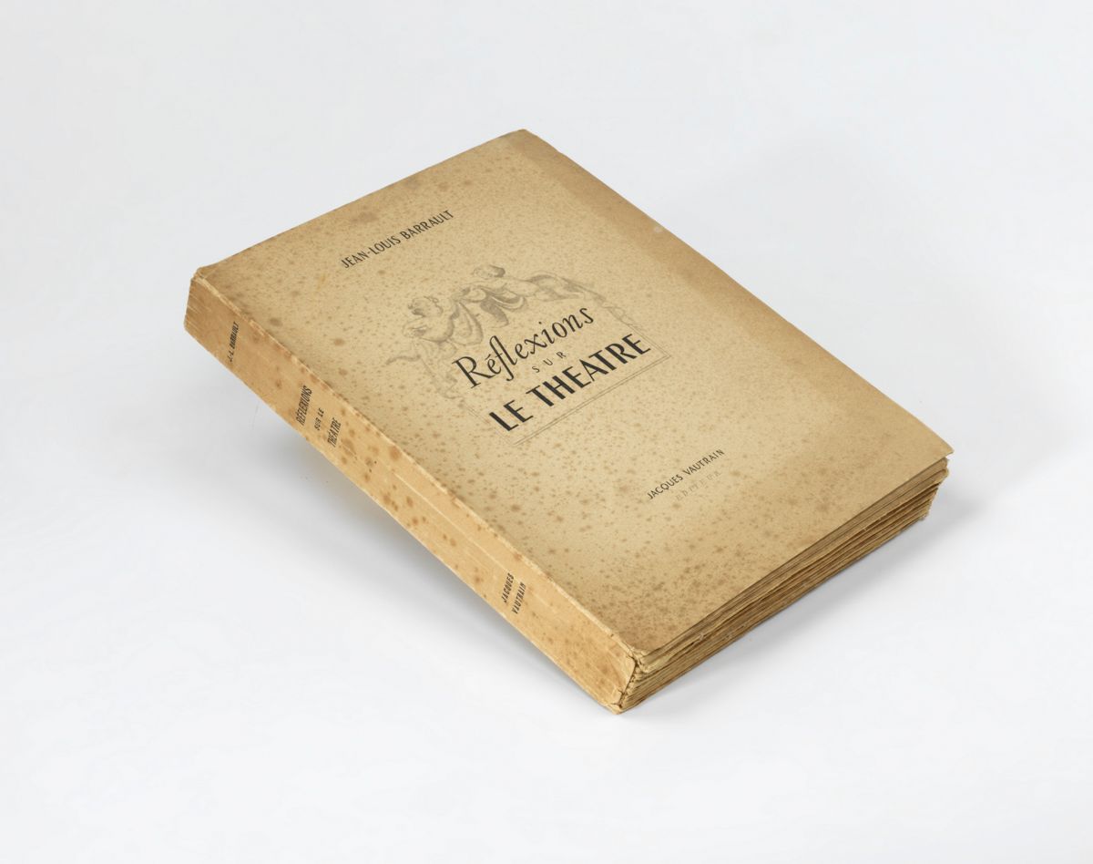 Null BARRAULT (Jean-Louis) Réflexions sur le théâtre. 1 vol. Gd in-8 paperback. &hellip;