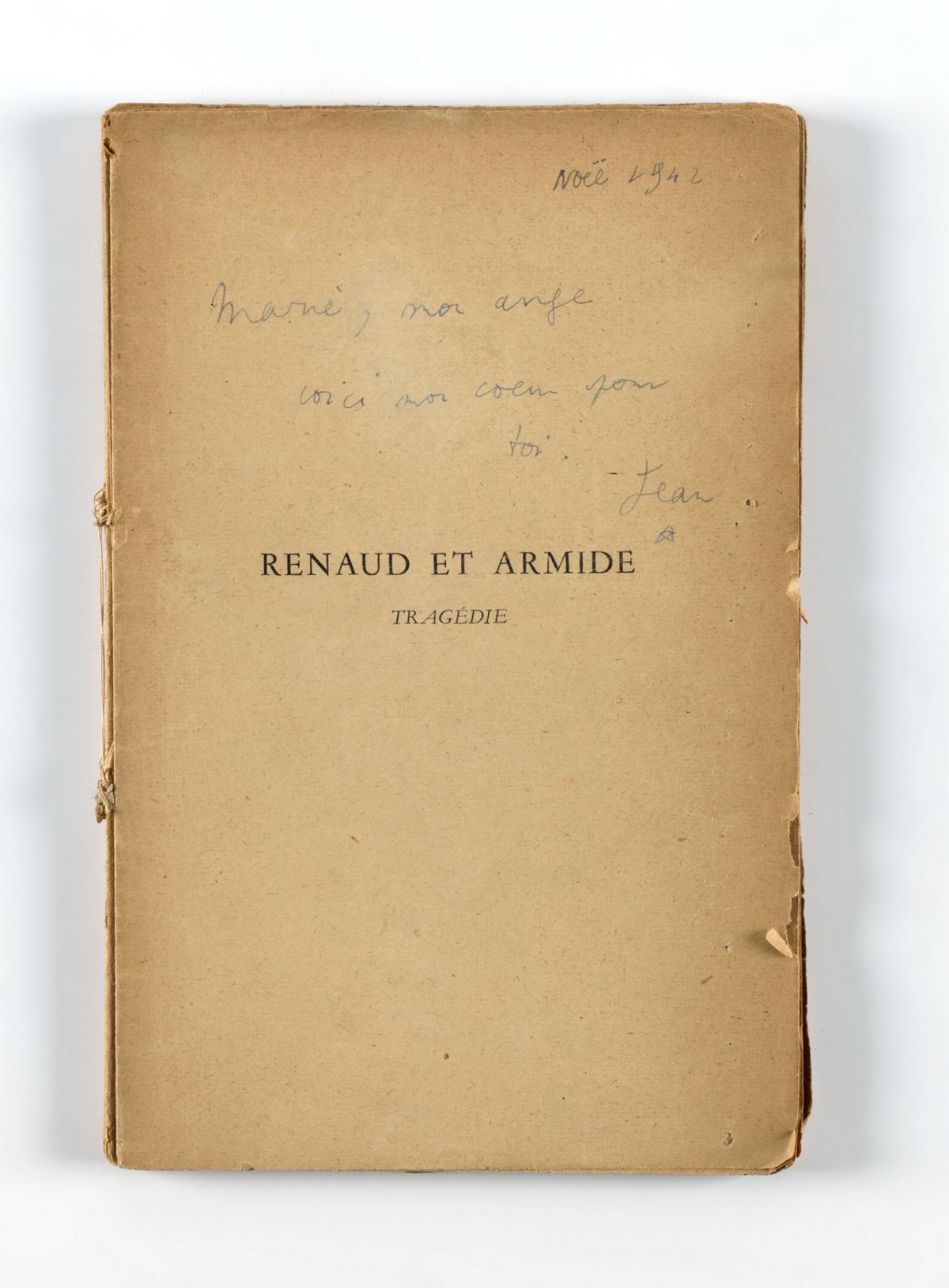 Null COCTEAU (Jean) Renaud et Armide. 1 vol. In-12 rústica. París Gallimard 1943&hellip;