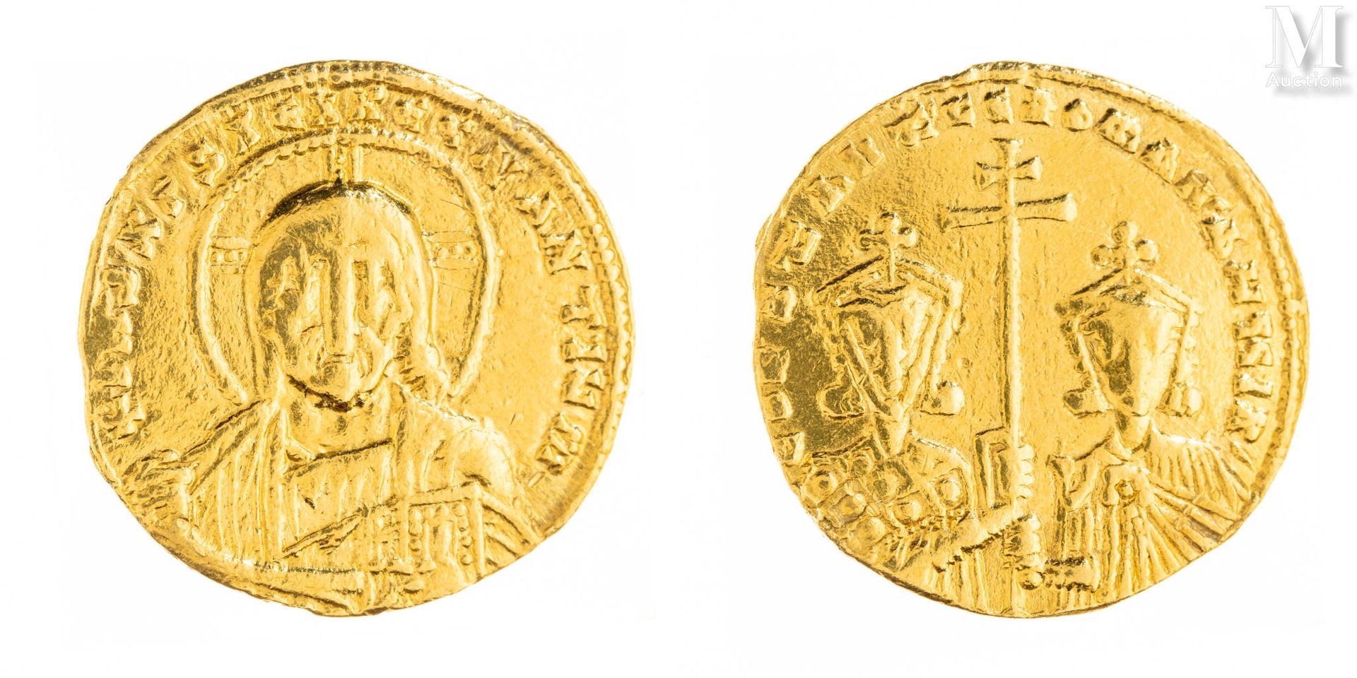 Byzance - Constantin VII (913-959) Solidus 
A : Buste accolé de Constantin VII e&hellip;
