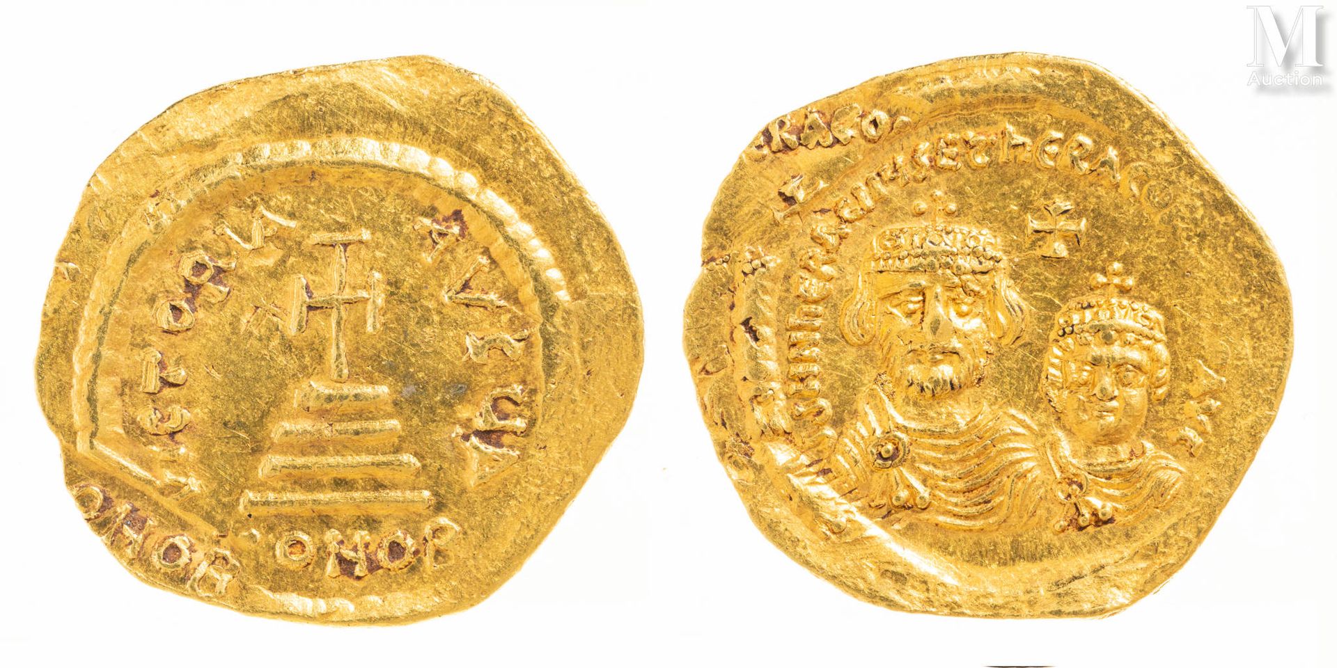 Byzance - Heraclius (610-641) Solido 
A: Eraclio e Eraclio Costantino rivolti l'&hellip;