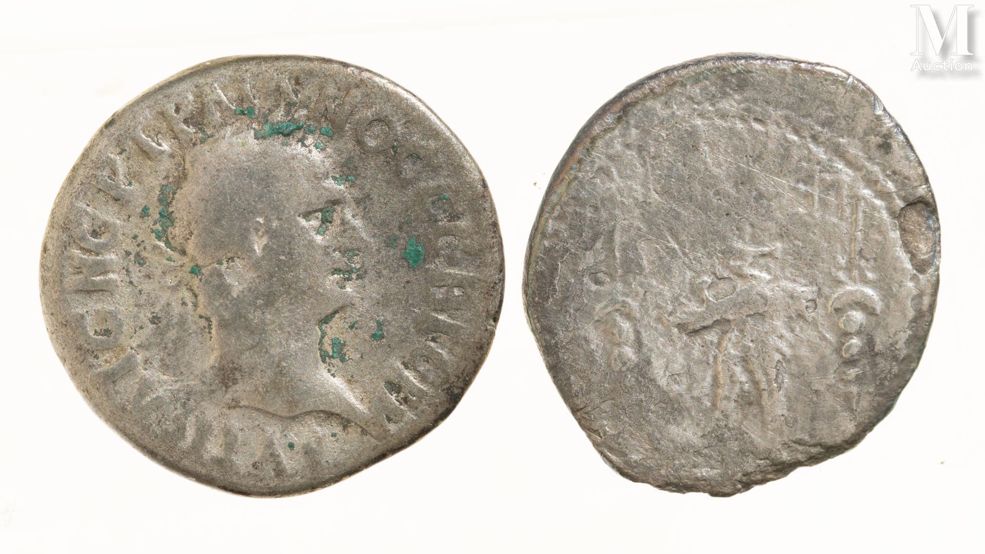 Rome - divers Lotto di due denari comprendente:
-Un denario di Traiano
-Un denar&hellip;