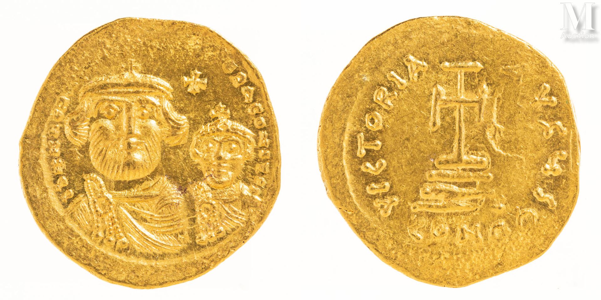 Byzance - Heraclius (610-641) Solido 
A: Eraclio e Eraclio Costantino rivolti l'&hellip;