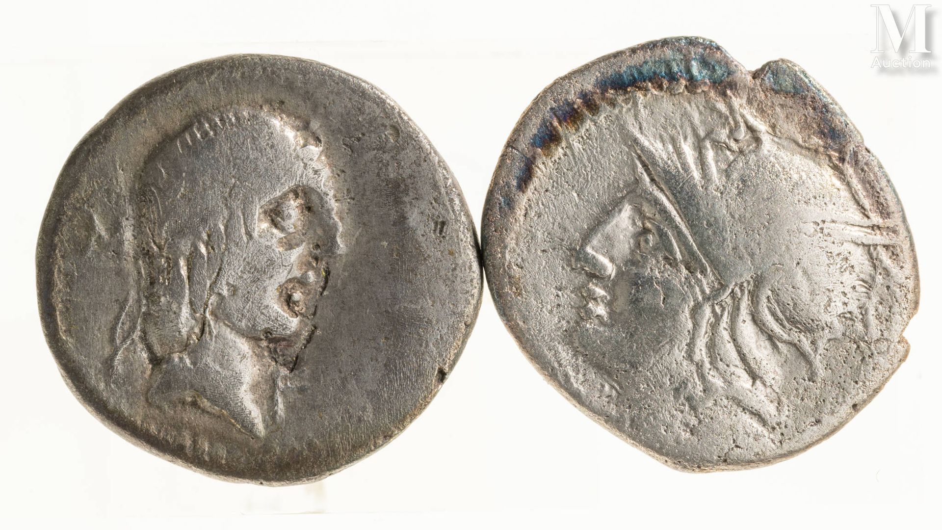 Rome - République Lotto di due denari comprendente: 
-Un denario Calpurnia
-Un d&hellip;