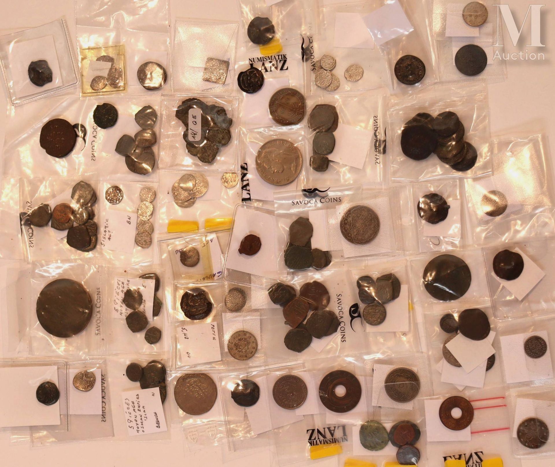 Divers Very large lot of Gaulish, Byzantine and Middle Eastern coins of various &hellip;