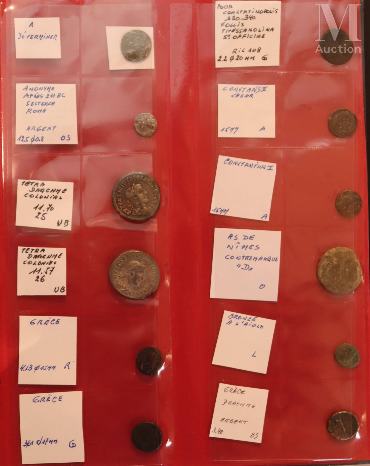 Rome - Divers Lot de monnaies diverses comprenant notamment des nummus et follis&hellip;