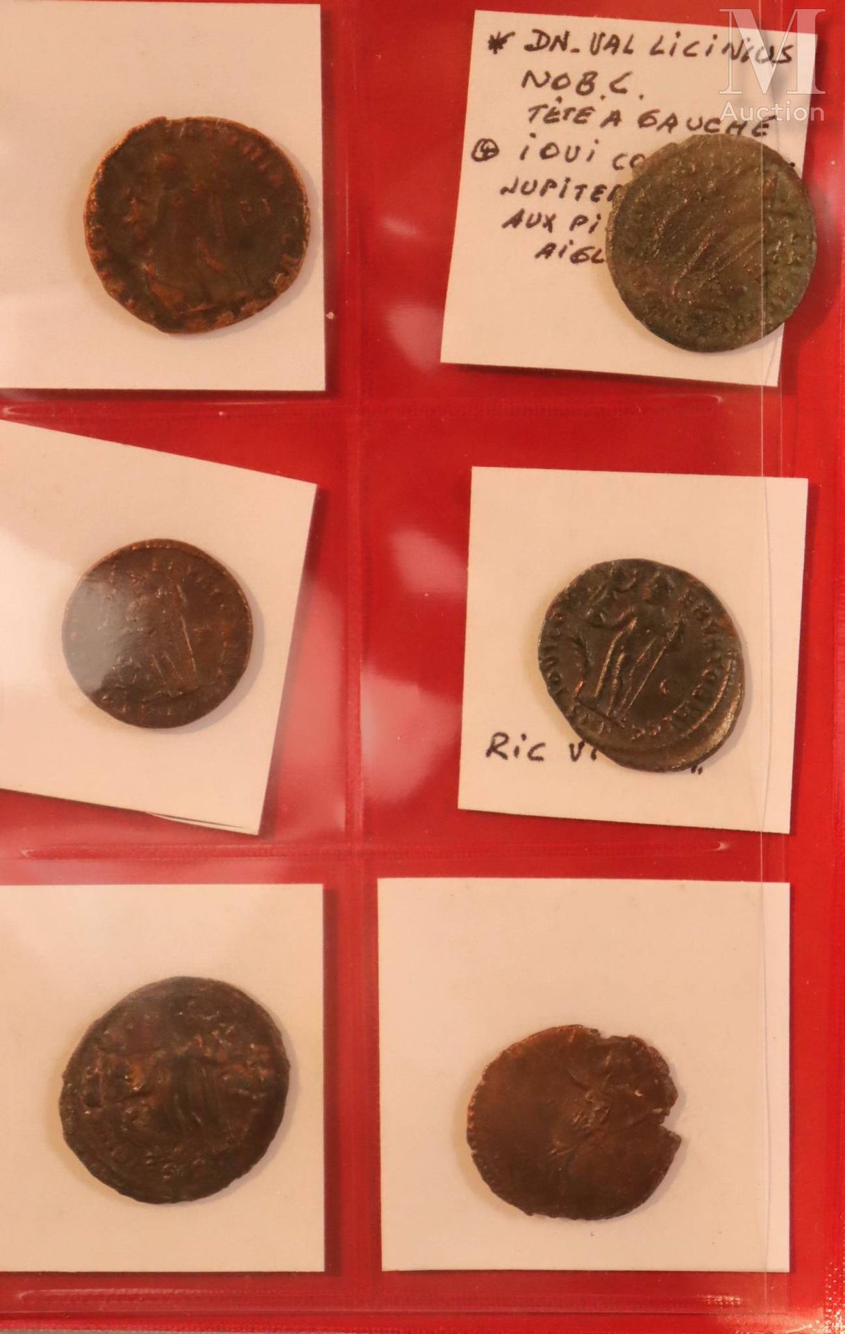 Rome - Divers Important lot de monnaies diverses en un classeur comprenant notam&hellip;