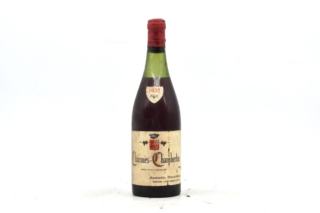 Null 1 bouteille de Charmes-Chambertin 1952. Armand Rousseau. Appellation Charme&hellip;