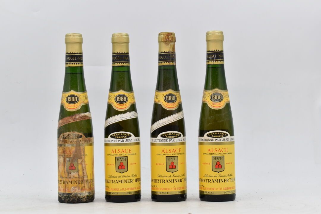 Null 4 mezze bottiglie da 37,5 cl di Gewurztraminer d'Alsazia "Hugel" Selection &hellip;