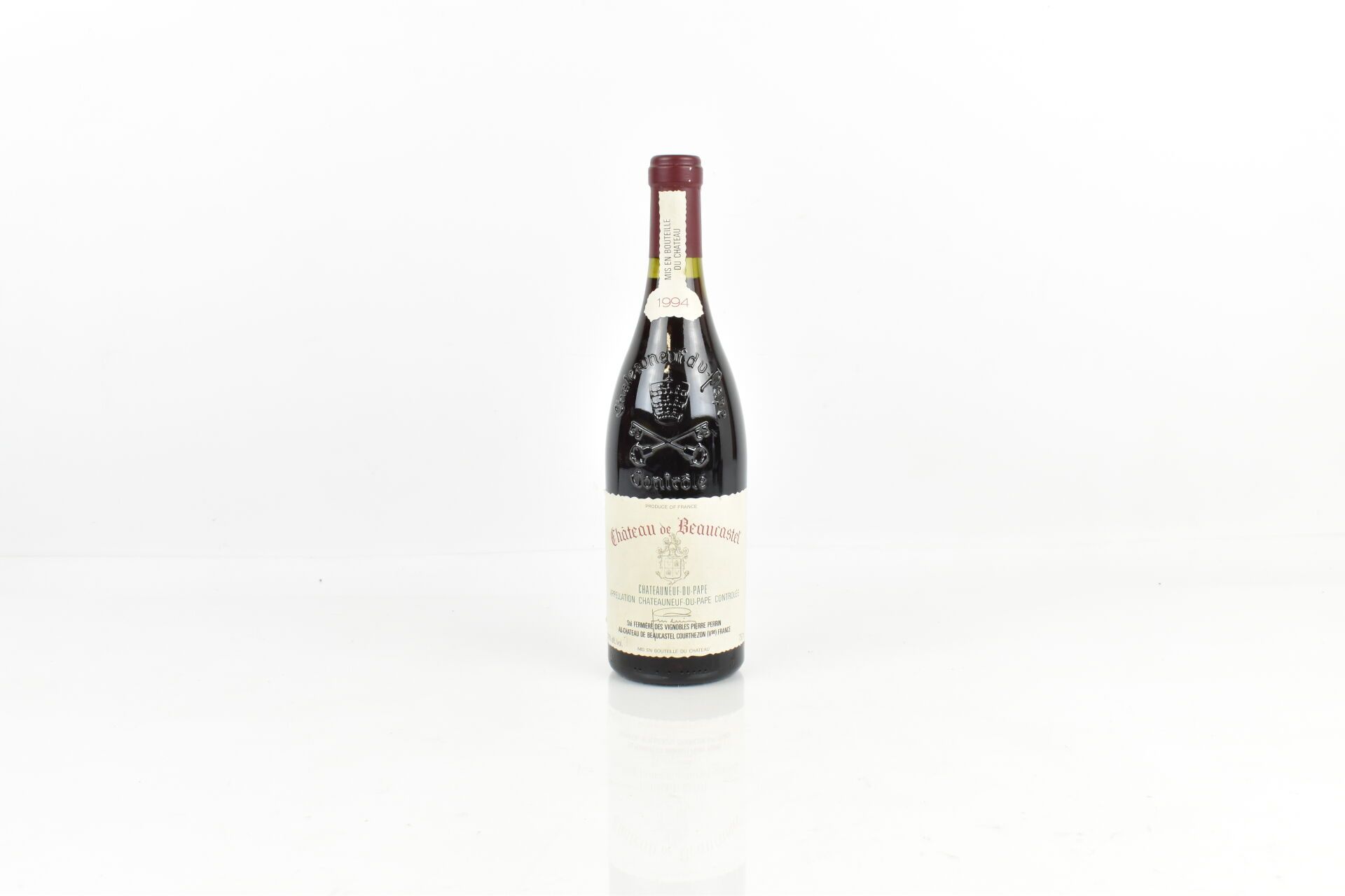 Null 1 bouteille de CHATEAUNEUF-DU-PAPE 1994 du Château de BEAUCASTEL en bel éta&hellip;