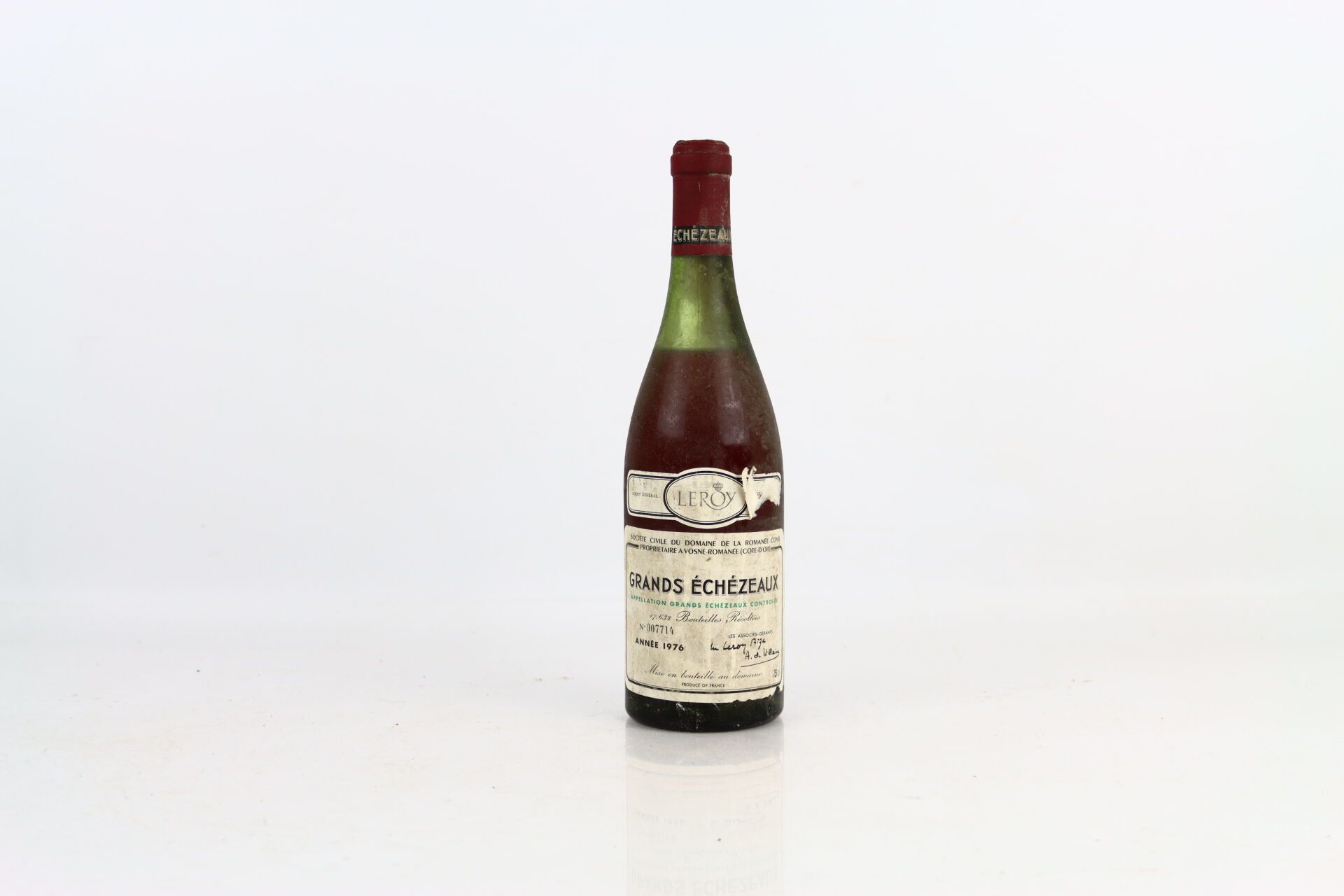 Null 1 bouteille de GRANDS-ECHEZEAUX 1976 du Domaine de la ROMANEE-CONTI Mise Le&hellip;
