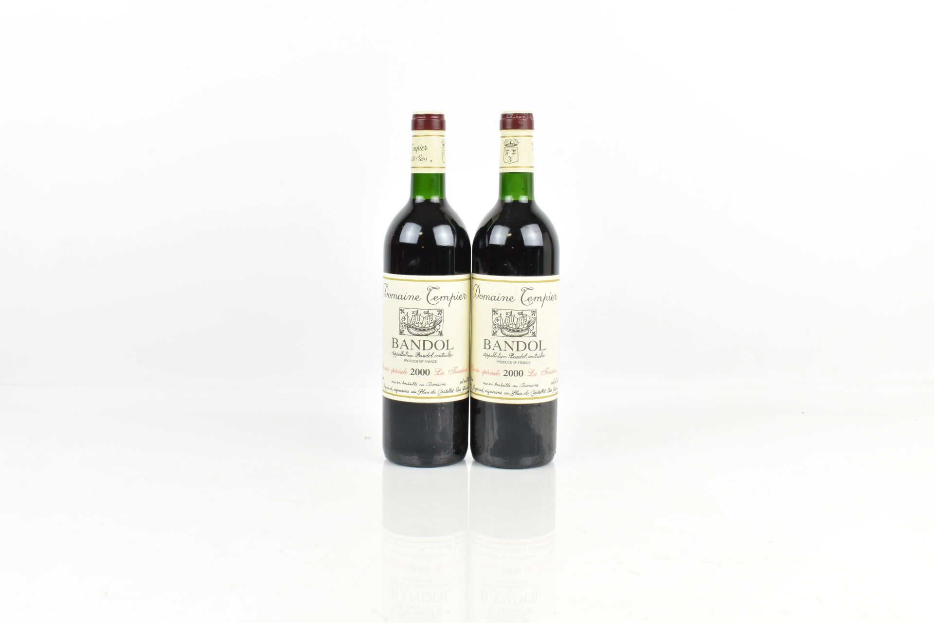Null 2 bouteilles de BANDOL Cuvée Spéciale La Tourtine 2000 du Domaine TEMPIER e&hellip;