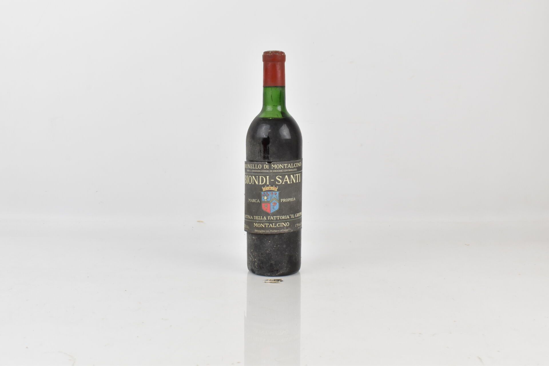 Null 1 bouteille de vin d'Italie BRUNELLO DI MONTALCINO 1971 de BIONDI-SANTI en &hellip;