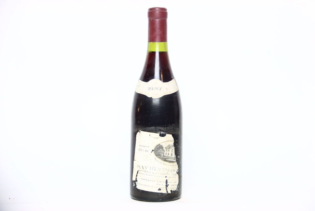 Null 1 bottiglia di SAVIGNY-LÈS-BEAUNE 1ER CRU LES LAVIÈRES rosso 1987, DOMAINE &hellip;