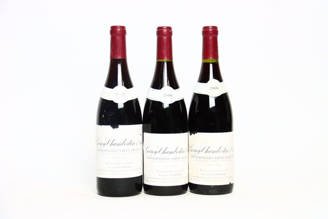 Null 3瓶GEVREY-CHAMBERTIN 1ER CRU ESTOURNELLES SAINT-JACQUES红葡萄酒2000，FRÉDÉRIC ESM&hellip;