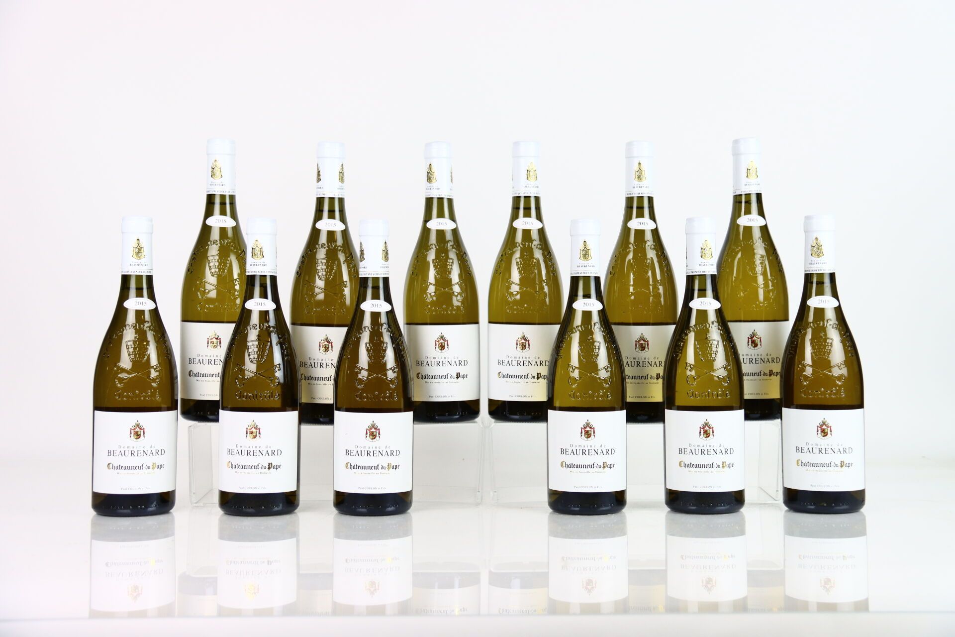Null 12 bouteilles de CHÂTEAUNEUF-DU-PAPE blanc 2015, Paul COULON - DOMAINE DE B&hellip;