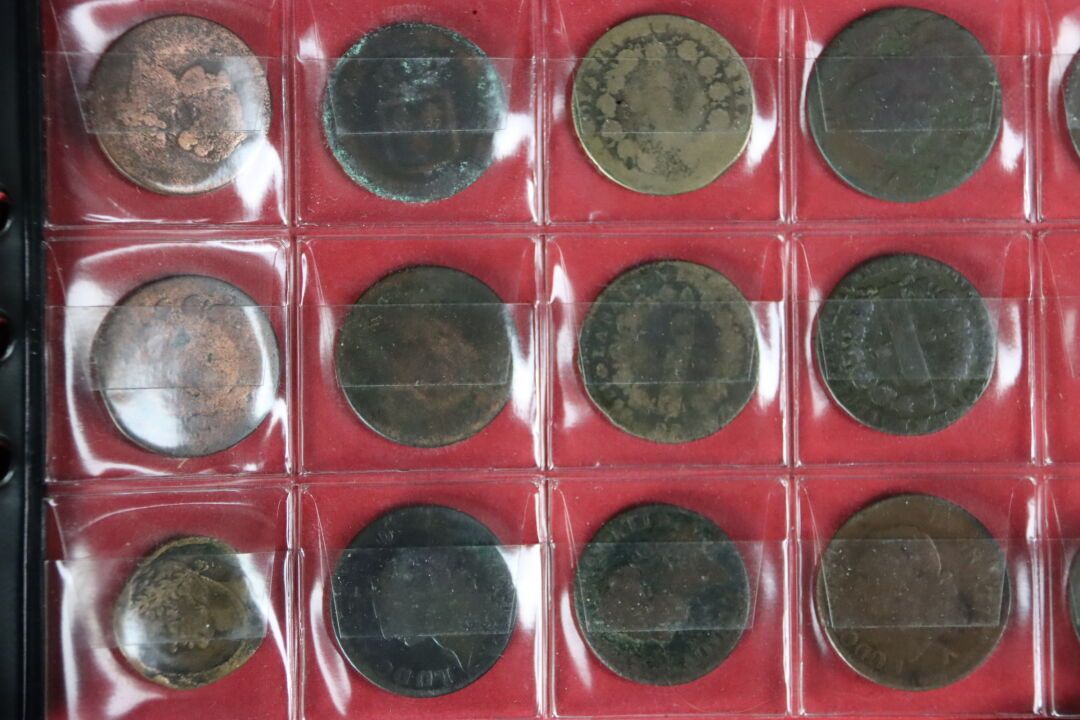 Null 各种各样的。超过80个硬币的夹子，主要是法国的。整体状况一般。

顾问：Pierre-Luc SWIRSKY先生