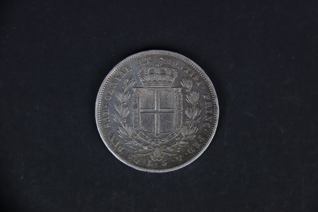 Null Italie Sardaigne. 5 Lire 1831 P Ancre Croix Etroite. Rare Tb/Ttb.

CONSULTA&hellip;