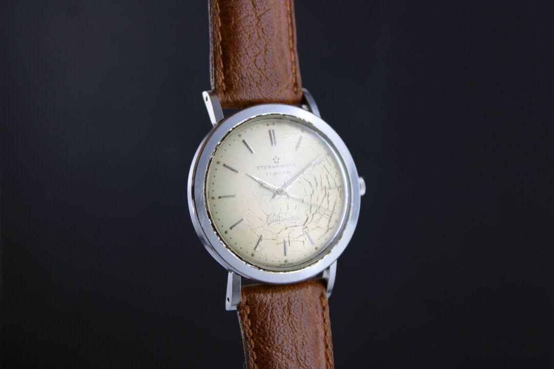 Null ETERNA MATIC / TURLER Centennial 
Steel bracelet watch. Round case with smo&hellip;