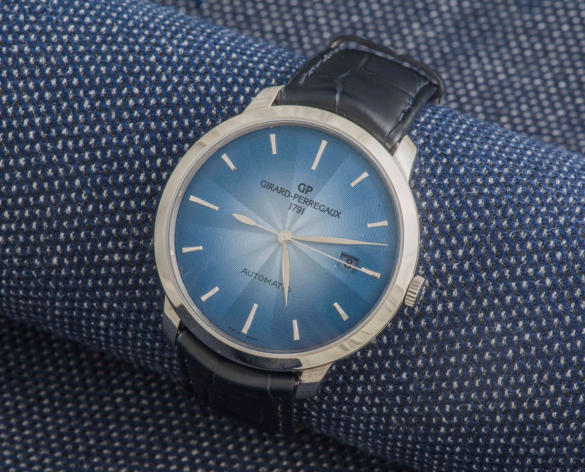 GIRARD PERREGAUX Klassisches Uhrenmodell 1966 40 mm rèf. 49555, das runde Stahlg&hellip;