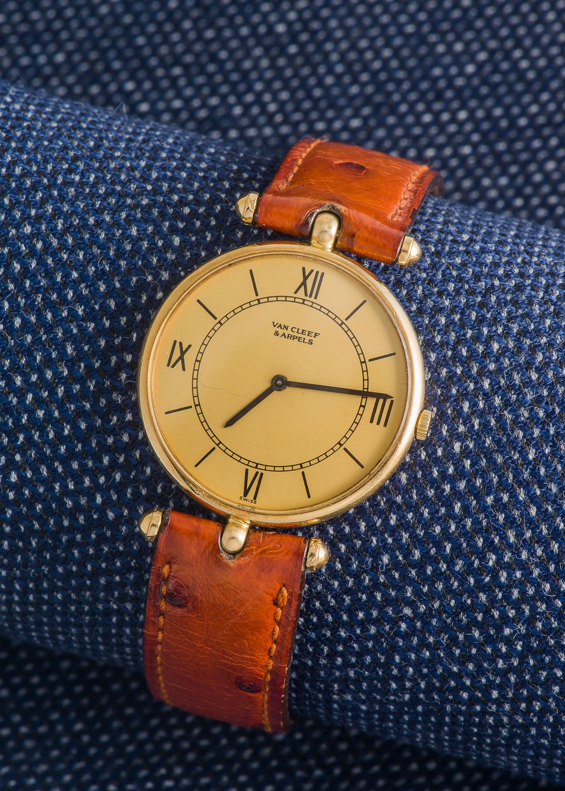 VAN CLEEF & ARPELS Klassisches Uhrenmodell Vendôme extra flach in 18K Gelbgold (&hellip;