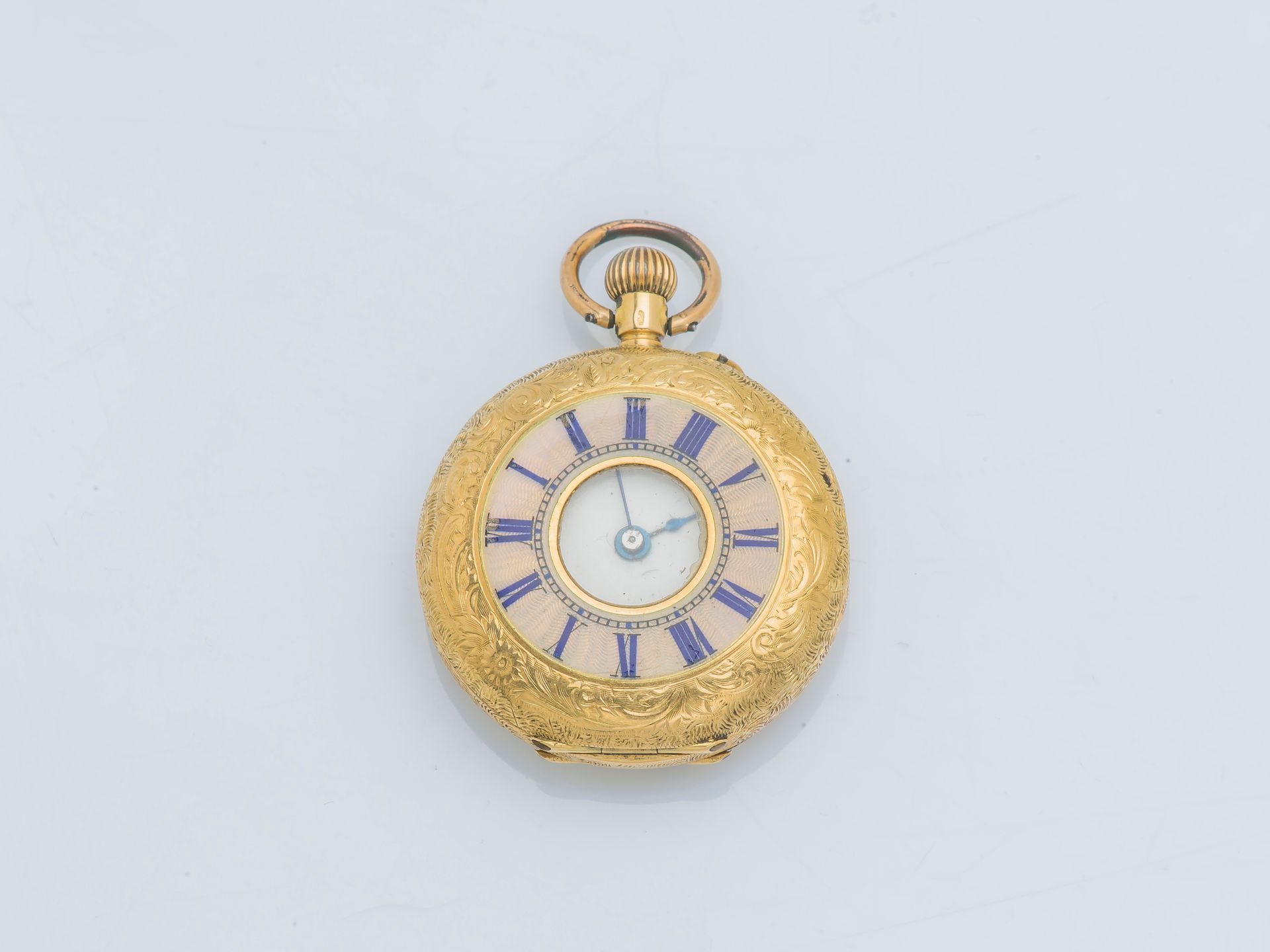 Null Orologio da collo in oro giallo 18K (750 ‰), il fondello, la carrure e la l&hellip;