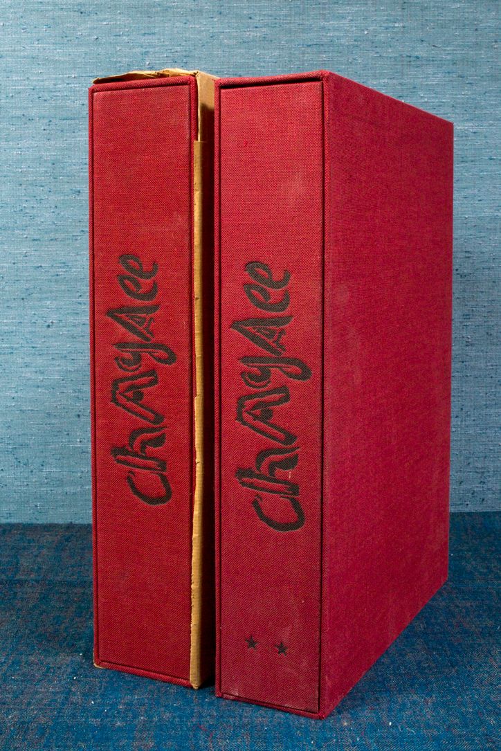 [CHAGALL] [CHAGALL] CAIN和MOURLOT。夏加尔平版印刷品I和II。

Sauret，1960-1963年，2卷4合订本，全插图板，双滑&hellip;
