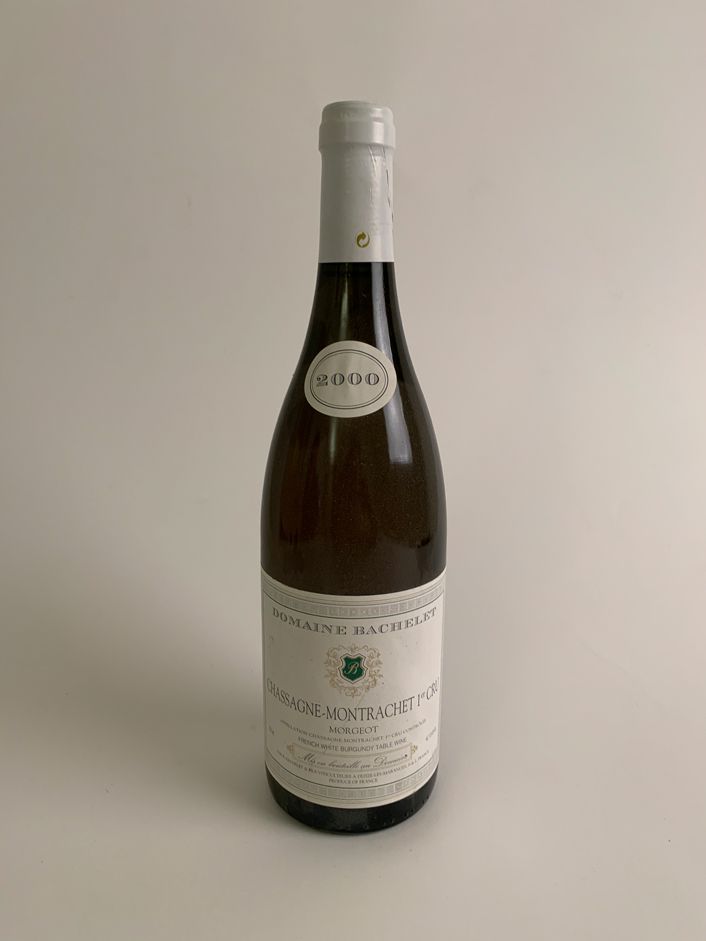 Null 1 botella de Chassagne Montrachet, Domaine Bachelet, 2000