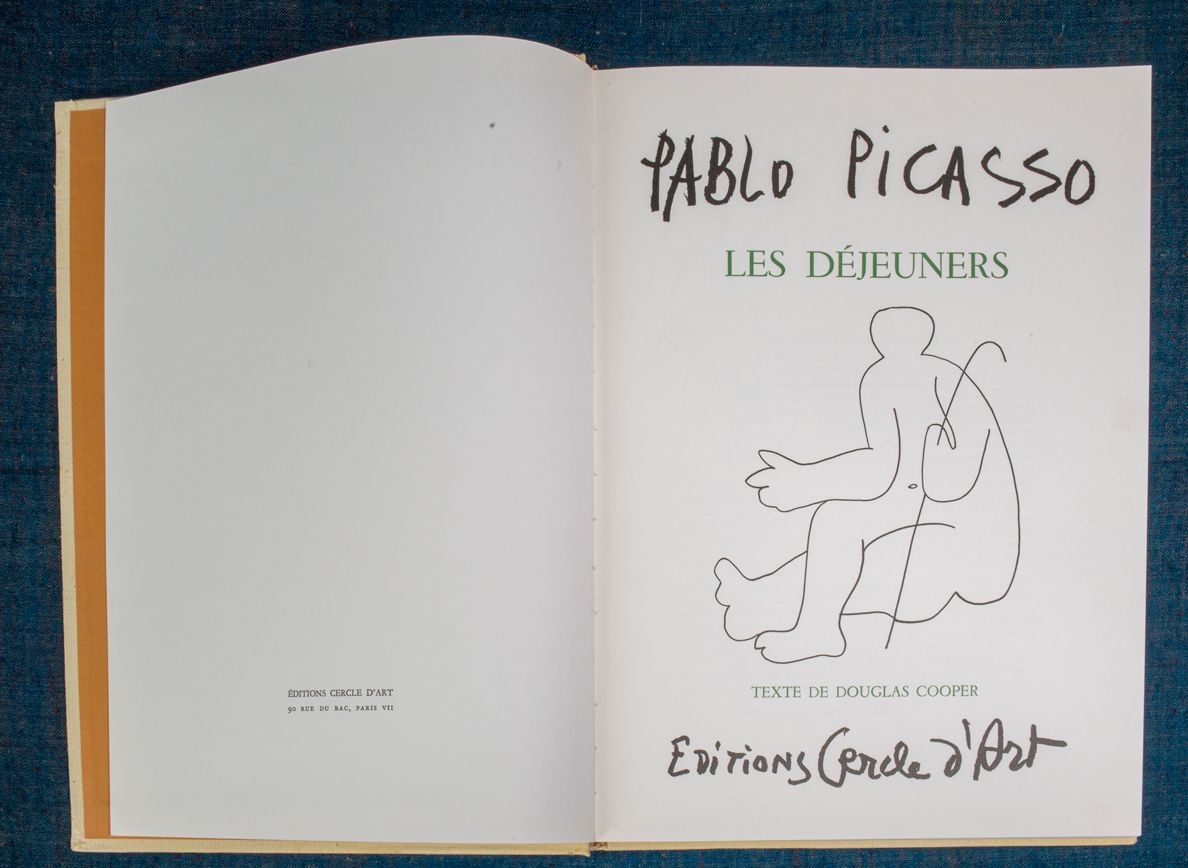 [Picasso] [PICASSO] COOPER. Les Déjeuners.

Ed. Cercle d'Art, 1962, in-4 relié p&hellip;