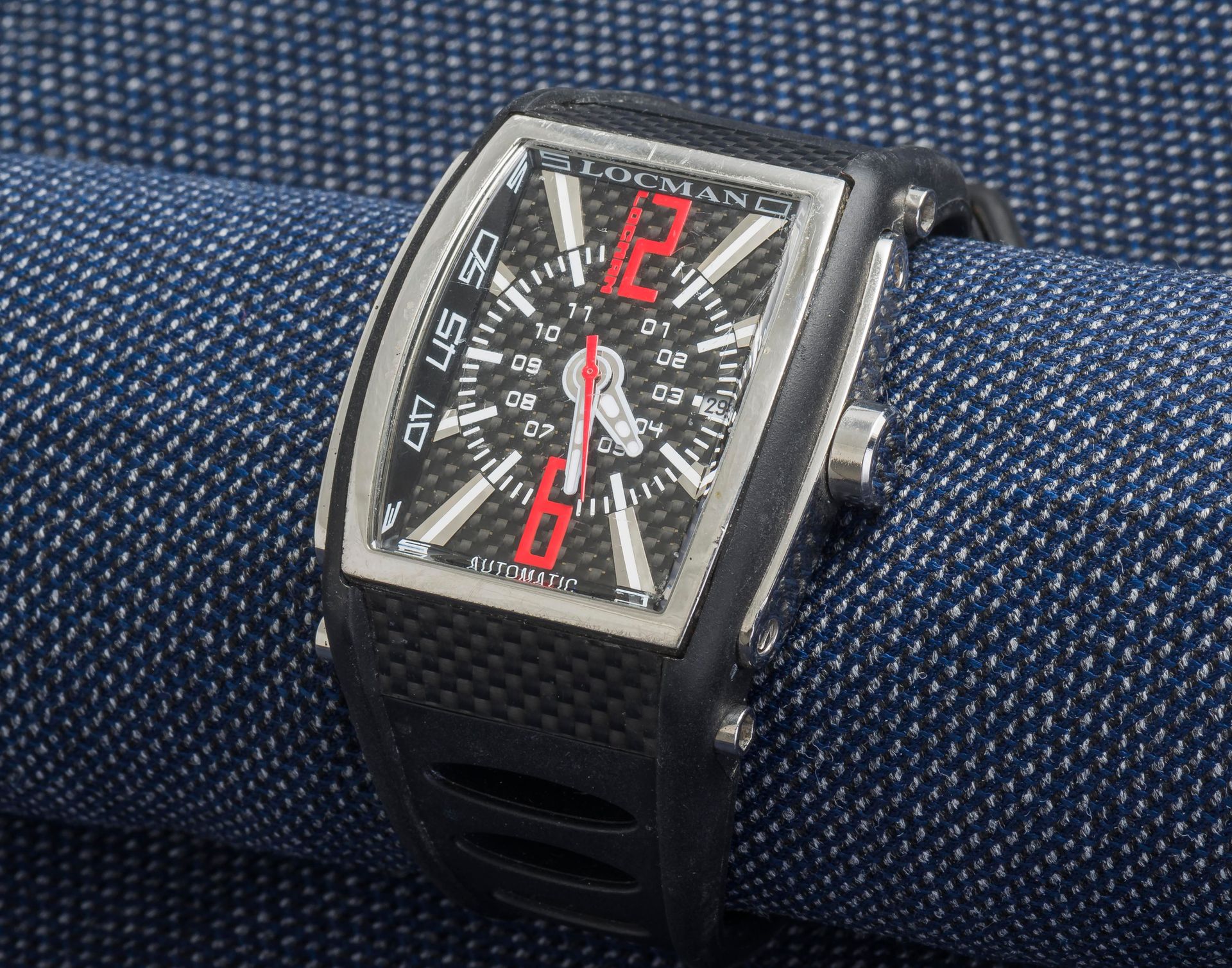 LOCMAN Tremila watch ref 263, the large carbon fiber and titanium case with scre&hellip;