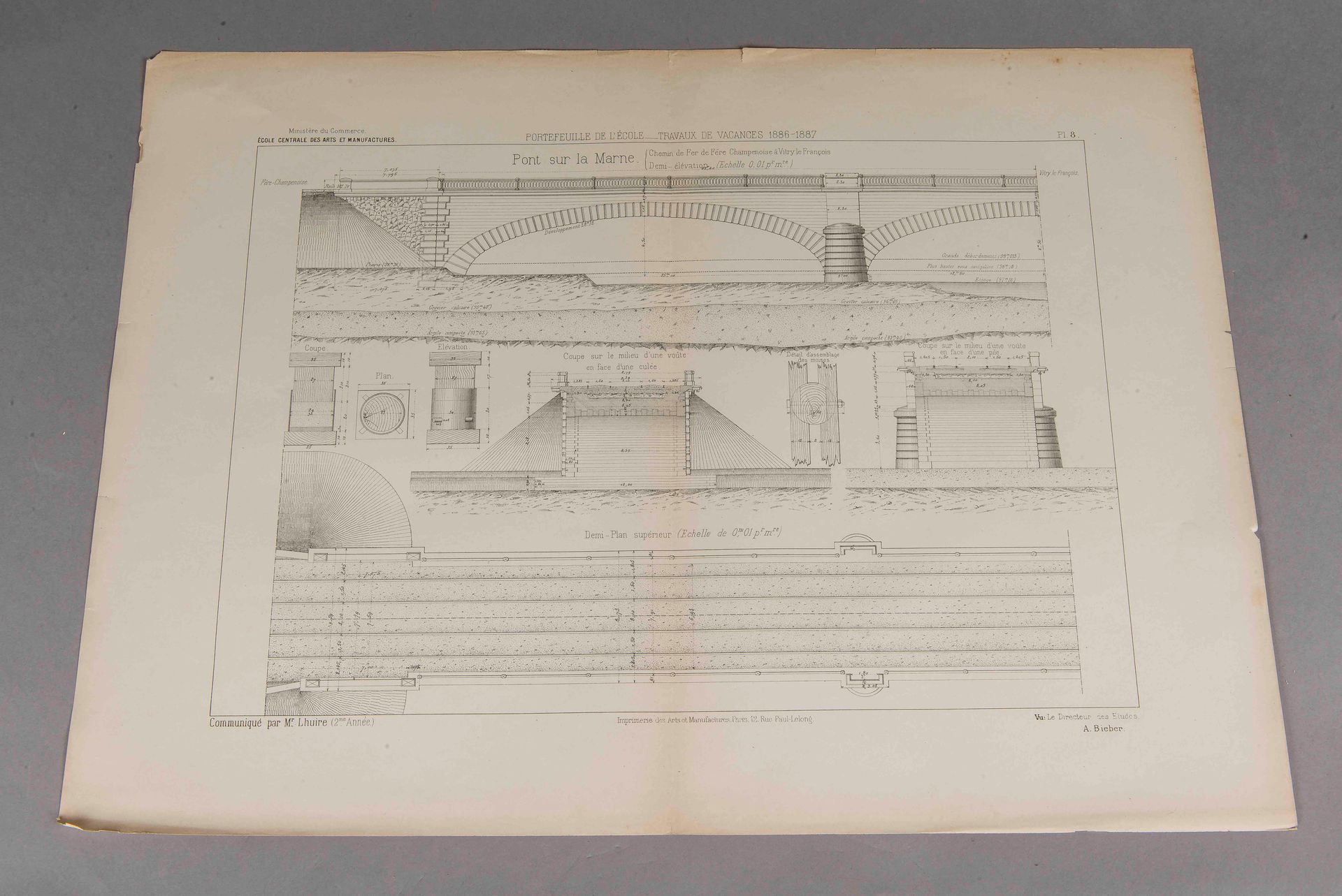 Null [Architecture] Ensemble de deux porte-folios contenant des planches d'archi&hellip;