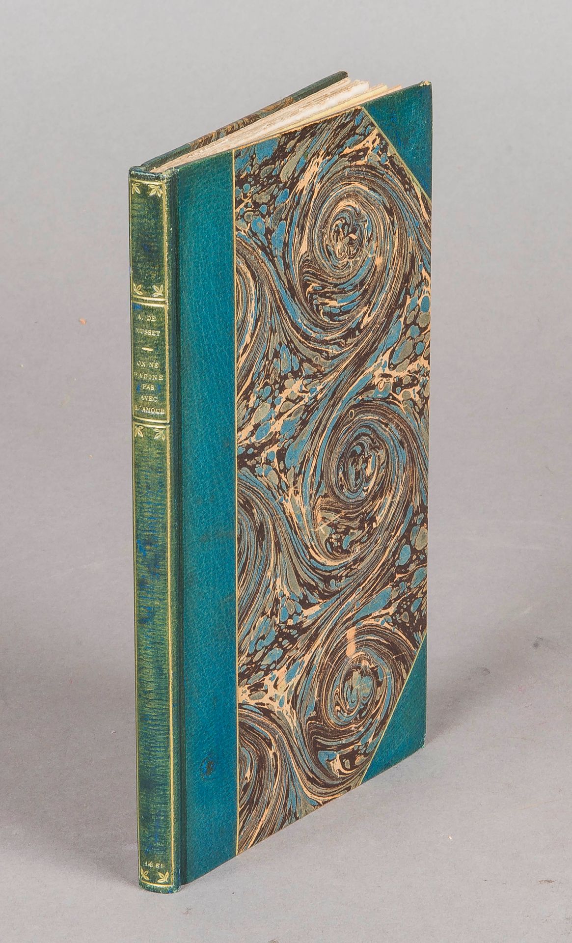 Null 阿尔弗雷德-德-穆塞
On ne badine pas avec l'amour》。
巴黎，Charpentier 出版社，1861 年，12 开本，&hellip;