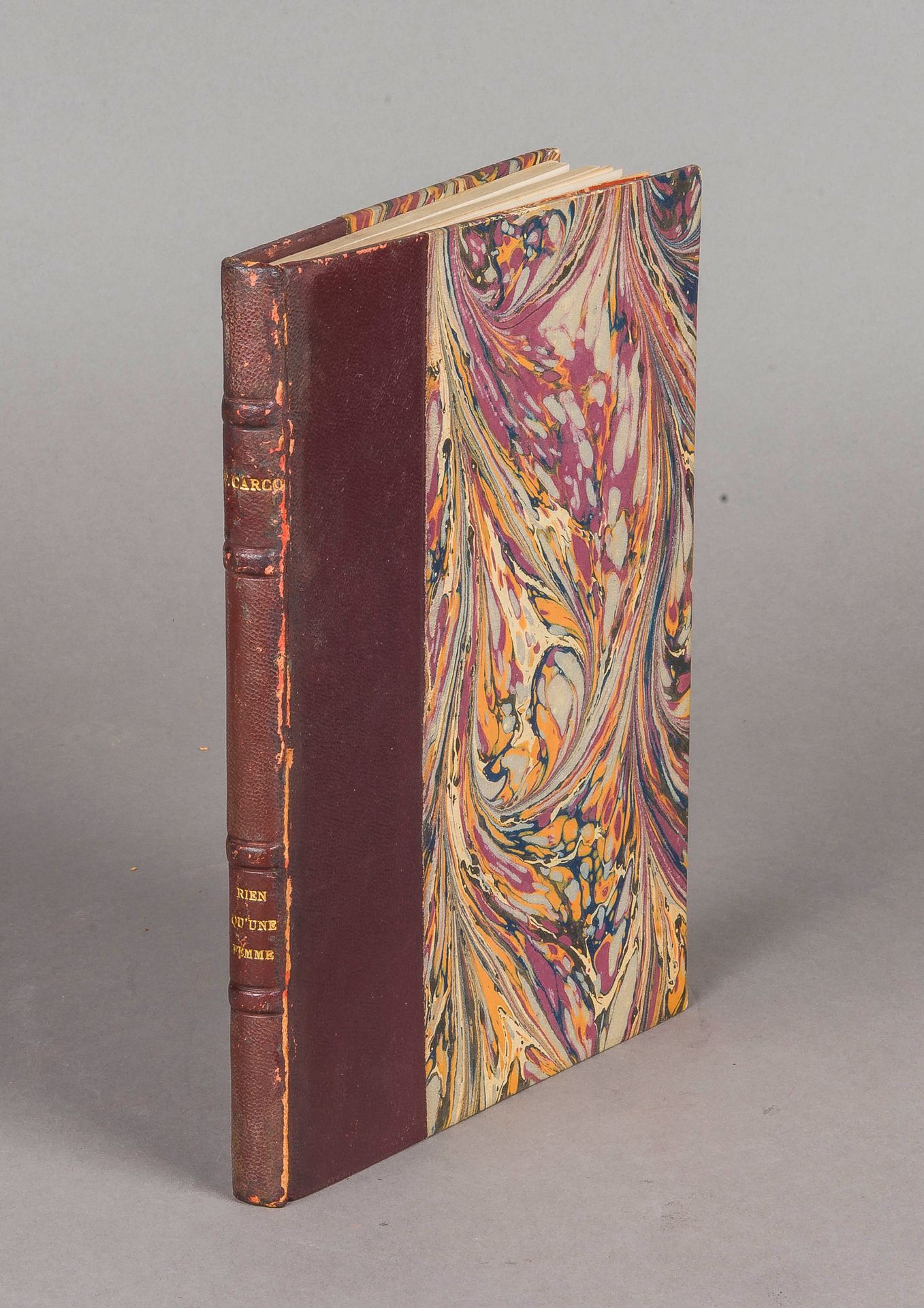 Null [ASSELIN] Francis CARCO.
Rien qu'une Femme.
Paris, Crès, 1923, in-4 bound h&hellip;