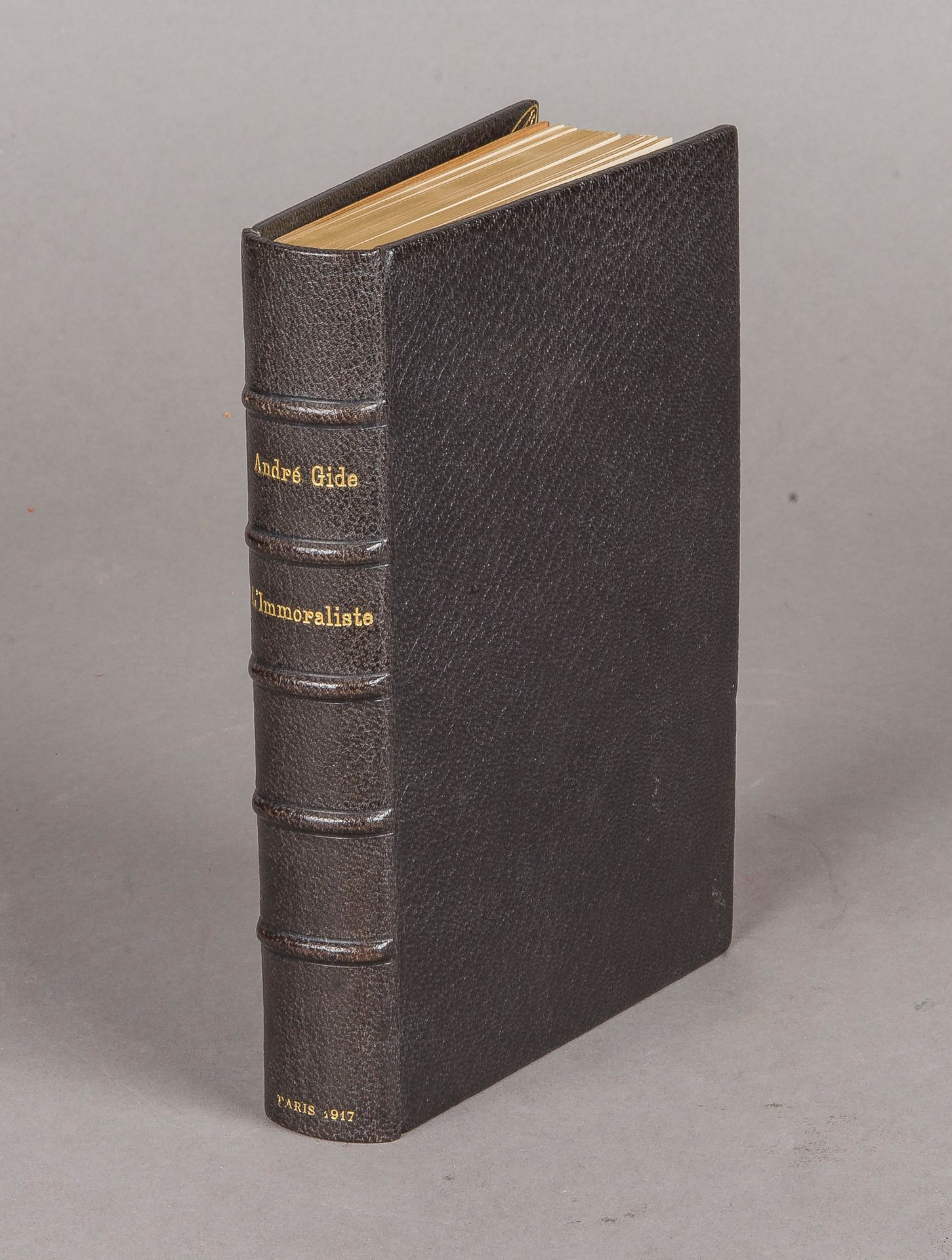 Null André GIDE.
L'Immoraliste.
Paris, Crès, Les Maîtres du Livre, 1917, in-12 r&hellip;